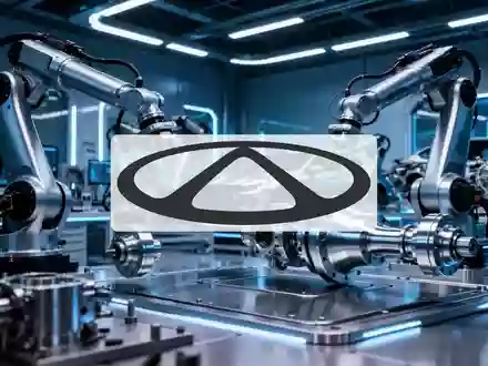 Abstrakte Darstellung moderner Automobiltechnologie und Ingenieurskunst in einer hochmodernen industriellen Umgebung. - Foto: über boerse-global.de
