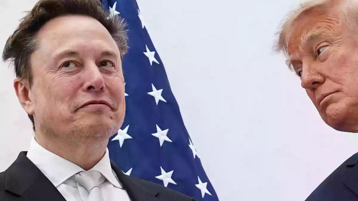 Ließ Musk den Internetdienst Starlink womöglich auf Geheiß Trumps drosseln? (Archivbild) - Bild: Julia Demaree Nikhinson/AP/dpa