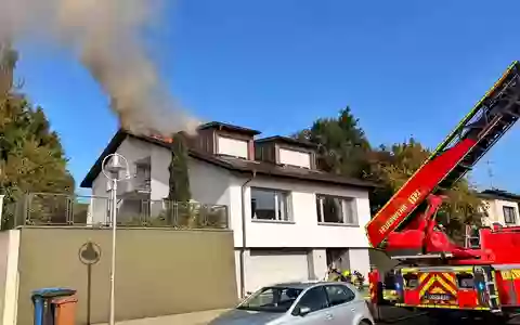 FW Konstanz: Dachstuhlbrand - Foto: presseportal.de