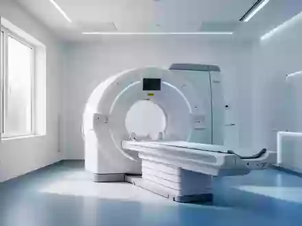 Ein minimalistischer, heller Untersuchungsraum in einer modernen Klinik mit medizinischen Geräten. - Foto: über boerse-global.de