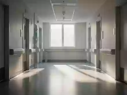 Ein heller, minimalistischer Krankenhausflur mit einfallendem Tageslicht und klaren architektonischen Linien. - Foto: über boerse-global.de