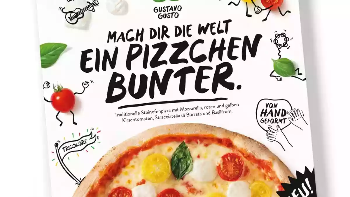 Drei Farben, italienischer Genuss: GUSTAVO GUSTO bringt neue Pizza "Tricolore" - Bild: presseportal.de