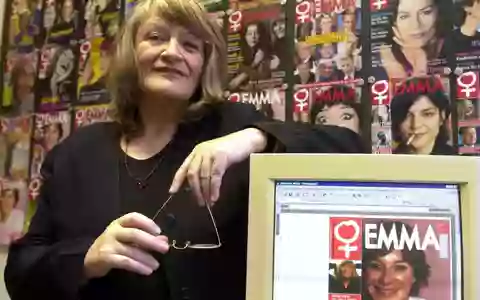 Alice Schwarzer hat in der Geschichte ihres feministischen Magazins «Emma» - hier beim 25-jährigen Jubiläum - viele Kampagnen angestoßen. (Archivbild) - Foto: picture alliance / dpa