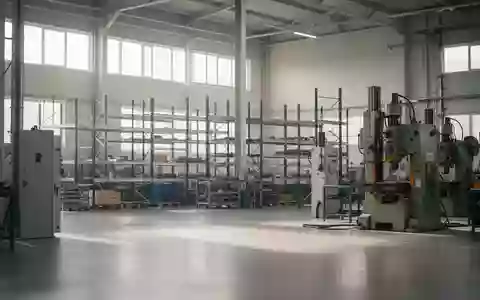 Ein heller, moderner Industriebetrieb mit aufgeräumten Regalen und Maschinen in einer Werkshalle. - Foto: über boerse-global.de