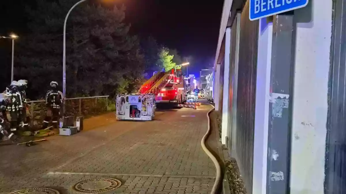 FW Norderstedt: Brand in der Europaallee-Passage - Bild: presseportal.de
