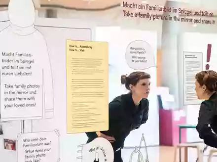Wie geht Familie? Neue Ausstellung Familienbande. How to Family im Museum für Kommunikation Frankfurt - Foto: presseportal.de