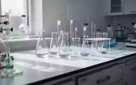 Saubere Laborumgebung mit Glasgeräten auf einem Labortisch bei natürlichem Licht. - Foto: über boerse-global.de