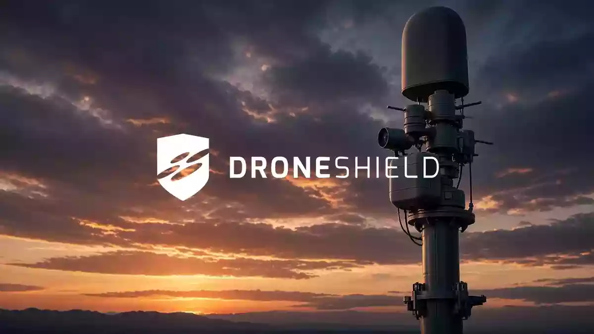 DroneShield Illustration mit AI erstellt.