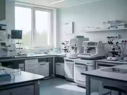 Modernes klinisches Labor mit medizinischer Diagnostik-Ausrüstung in heller, steriler Umgebung. - Foto: über boerse-global.de