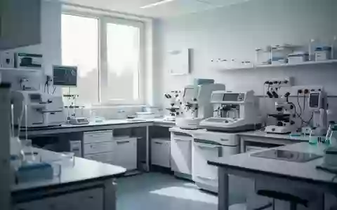 Modernes klinisches Labor mit medizinischer Diagnostik-Ausrüstung in heller, steriler Umgebung. - Foto: über boerse-global.de