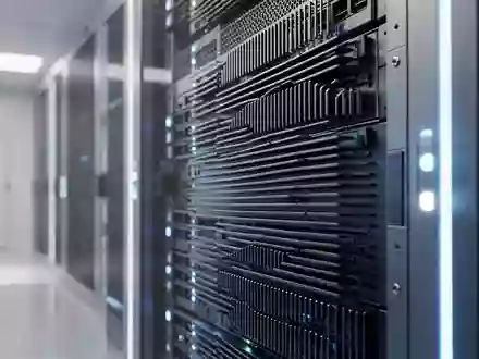 Moderne Server-Hardware in einem Rechenzentrum mit Fokus auf Kühlrippen und technische Komponenten. - Foto: über boerse-global.de