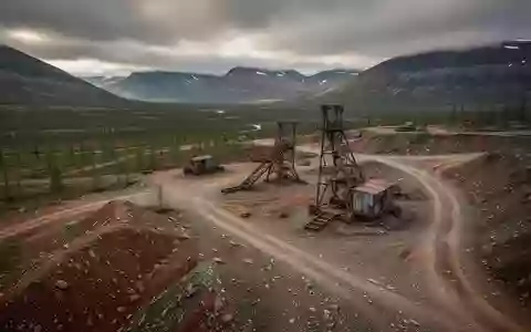 Historische Bergbaustätte in einer abgelegenen Berglandschaft mit zerklüfteten Wegen und industriellen Überresten. - Foto: über boerse-global.de