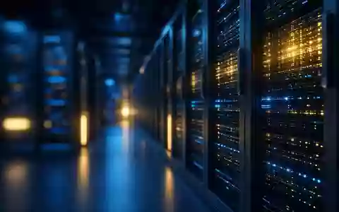 Abstrakte Darstellung von moderner Server-Infrastruktur und digitalem Wachstum in Blau- und Goldtönen. - Foto: über boerse-global.de