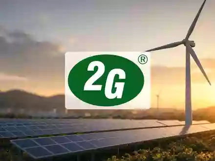 Moderne Windkraft- und Solaranlagen in der goldenen Stunde als Symbol für nachhaltige Energiewirtschaft. - Foto: über boerse-global.de