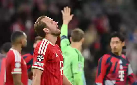 Die Bayern um Torjäger Harry Kane spielen in der Champions League erneut nur unentschieden. - Foto: Peter Kneffel/dpa