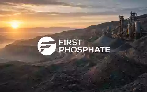 Abstrakte Darstellung einer industriellen Rohstoffgewinnung in einer weitläufigen Landschaft bei Sonnenaufgang. - Foto: über boerse-global.de