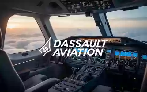 Modernes Cockpit eines Privatjets mit fortschrittlicher Avionik und Blick auf den wolkenverhangenen Himmel. - Foto: über boerse-global.de