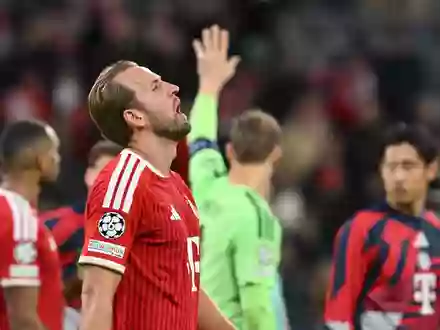 Die Bayern um Torjäger Harry Kane spielen in der Champions League erneut nur unentschieden. - Foto: Peter Kneffel/dpa
