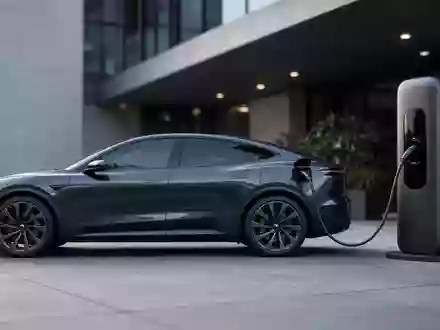 Modernes Elektroauto an einer Ladestation in einer urbanen Umgebung - Foto: über boerse-global.de