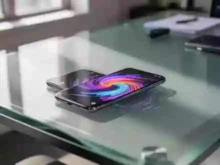 Ein Smartphone auf einem modernen Schreibtisch, das eine digitale Benutzeroberfläche anzeigt. - Foto: über boerse-global.de
