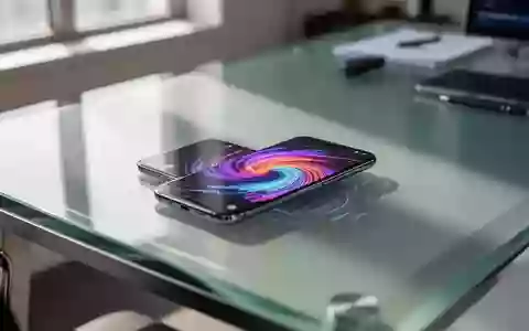 Ein Smartphone auf einem modernen Schreibtisch, das eine digitale Benutzeroberfläche anzeigt. - Foto: über boerse-global.de