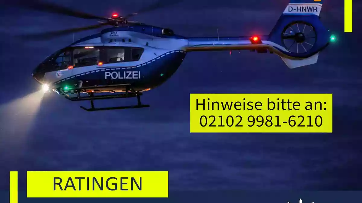 POL-ME: Einbruch bei Juwelier - Polizei fahndete per Hubschrauber - 2610090 - Bild: presseportal.de