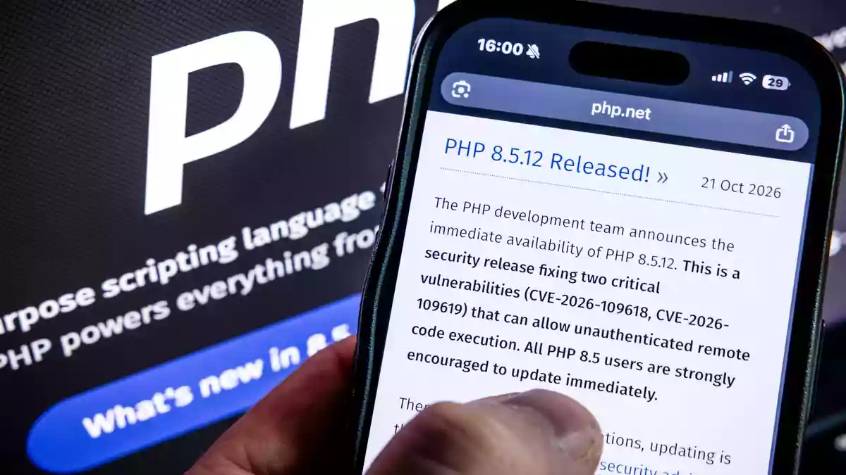 Eine Sicherheitslücke in der Webskriptsprache PHP gefährdet derzeit viele Webseiten. (Symbolbild) - Bild: Rob Engelaar/ANP/dpa
