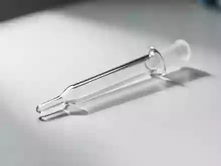Eine medizinische Pipette auf einer sterilen weißen Laboroberfläche als Symbol für wissenschaftliche Stoffwechselanalysen. - Foto: über boerse-global.de