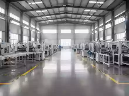 Eine saubere, moderne Industriehalle in Vietnam mit organisierter Produktionsausrüstung und Sicherheitsmarkierungen am Boden. - Foto: über boerse-global.de