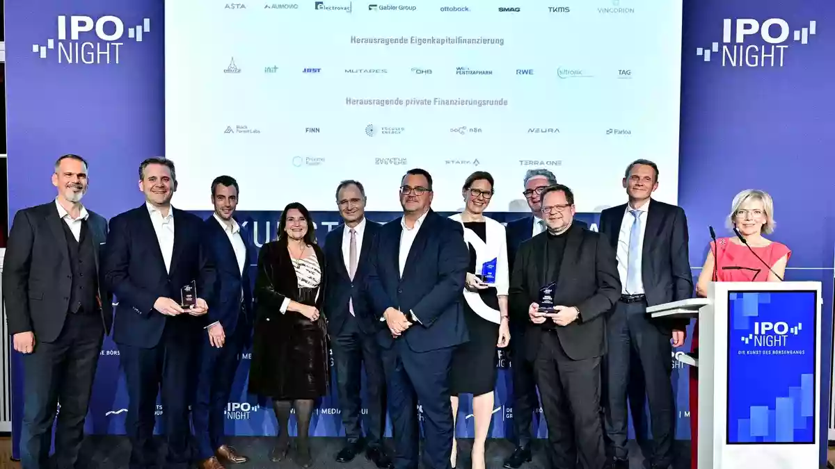 IPO Night 2026: TKMS, RWE und Neura Robotics ausgezeichnet - Bild: presseportal.de