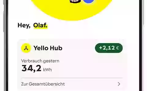 Mit dem Yello Hub die Energie zuhause smart steuern - Foto: presseportal.de