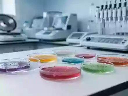 Laborumgebung mit Petrischalen auf einem Labortisch in einem medizinischen Forschungslabor. - Foto: über boerse-global.de