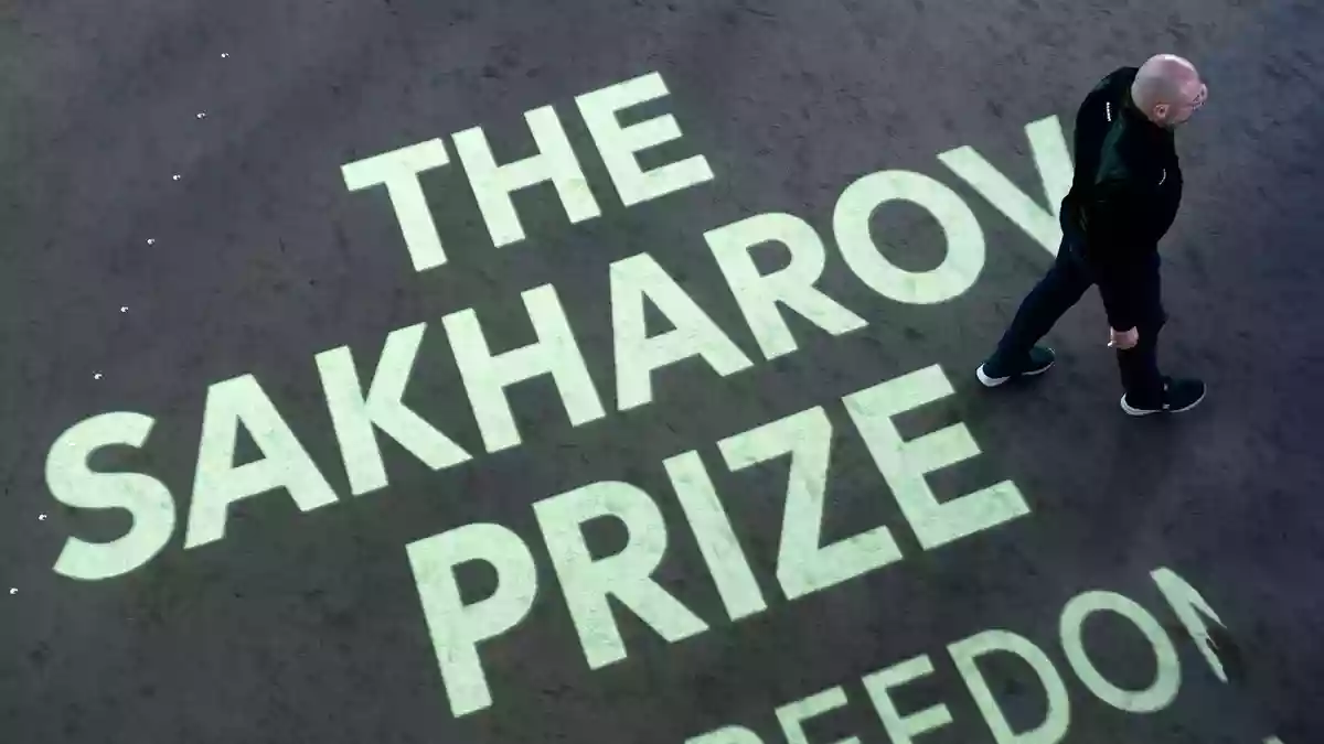 Der Sacharow-Preis wird jedes Jahr verliehen. (Archivbild) - Bild: Pascal Bastien/AP/dpa