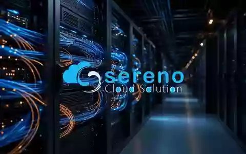 Abstraktes Bild eines modernen Serverraums mit leuchtenden Glasfaserkabeln als Symbol für Cloud-Infrastruktur. - Foto: über boerse-global.de