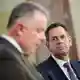 Die Ministerpräsidenten Schnieder und Lies stellen die Ergebnisse der MPK vor - Bild: Sebastian Gollnow/dpa