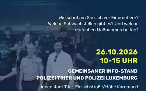 POL-PPTR: Tag des Einbruchschutzes: Infostand und Telefonaktion - Foto: presseportal.de