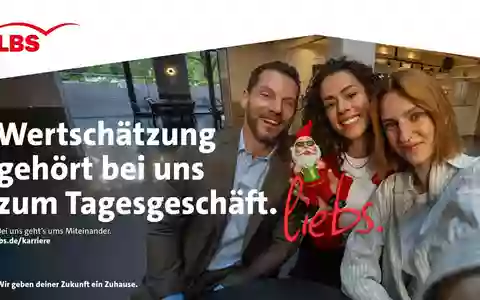 LBS? liebs.: Neue Kampagne von huth + wenzel zeigt, was Arbeiten fĂĽr die LBS besonders macht - Foto: presseportal.de