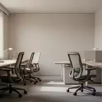 Ein minimalistisch gestalteter, ruhiger Büroraum mit ergonomischen Möbeln und hellem Tageslicht, das eine entspannte Arbeitsatmosphäre vermittelt. - Foto: über boerse-global.de