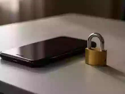 Symbolbild: Smartphone und Vorhängeschloss - Foto: über boerse-global.de