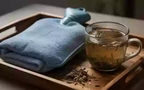 Symbolbild: Wärmflasche, Handtuch und Kräutertee - Foto: über boerse-global.de