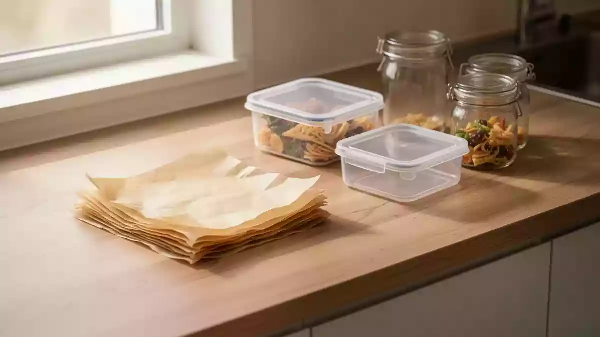 Haushaltsgegenstände wiederverwenden: Backpapier, Gläser und Dosen neu nutzen