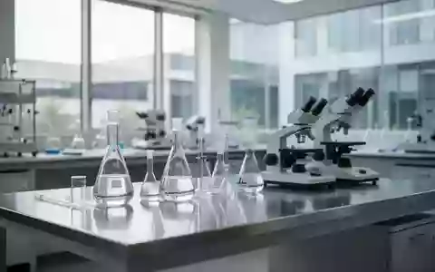 Laborumgebung mit präzisen Glasgeräten und wissenschaftlichen Instrumenten auf einer Edelstahlarbeitsfläche. - Foto: über boerse-global.de