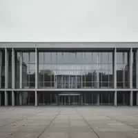 Die minimalistische, graue Fassade eines Regierungsgebäudes in Berlin unter einem bewölkten Himmel. - Foto: über boerse-global.de