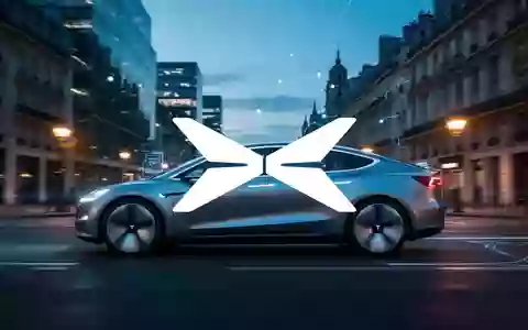 Abstraktes Bild eines autonomen Fahrzeugs in einer modernen europäischen Stadt bei Dämmerung. - Foto: über boerse-global.de