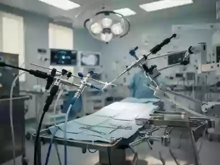 Moderner, steriler Operationssaal mit laparoskopischer Ausrüstung in einer Klinik. - Foto: über boerse-global.de