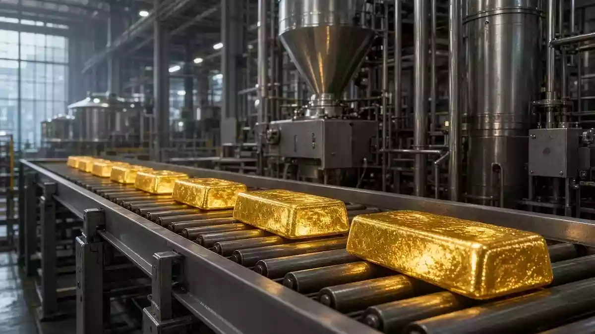 Gold Falls 2.4% as Oil, Dollar and Fed Rate Bets Weigh on Bullion