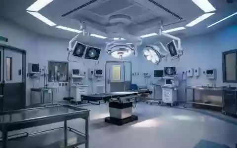 Ein steriler, hochmoderner Herzkatheter-Operationssaal mit medizinischer Spezialausrüstung in einer Klinik. - Foto: über boerse-global.de