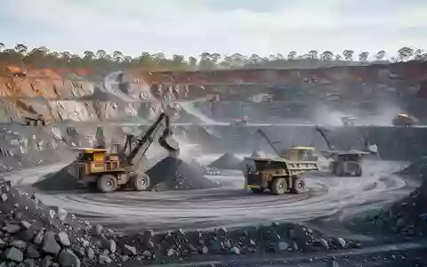 Ein moderner Tagebau einer Wolfram-Mine in Australien bei natürlichem Tageslicht. - Foto: über boerse-global.de