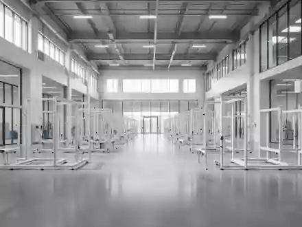 Ein modernes Forschungszentrum mit einer weitläufigen Halle, klaren Strukturen und hellen, minimalistischen Arbeitsbereichen. - Foto: über boerse-global.de