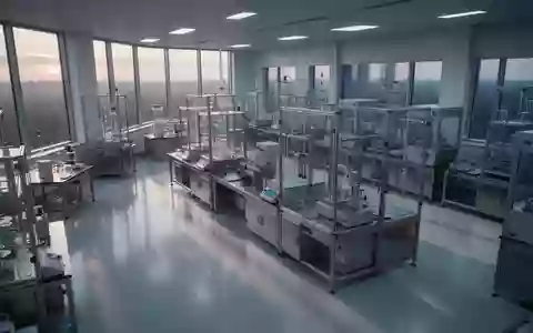 Ein steriles, modernes Labor mit glänzenden Oberflächen und Glasgeräten in kühlem Morgenlicht. - Foto: über boerse-global.de